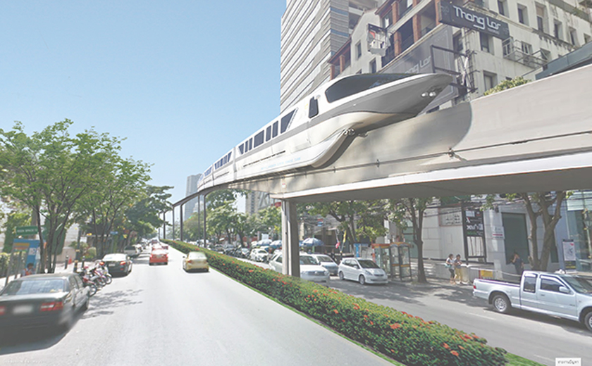 Grey Line Monorail  (Watcharaphon-Rama IX Bridge Project